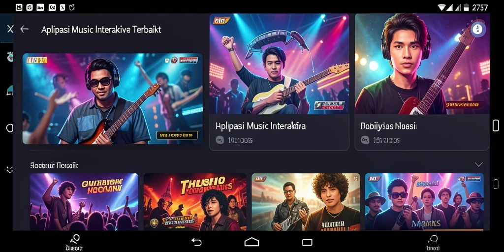 Tampilan menarik dari gameplay interaktif musik di 2757.