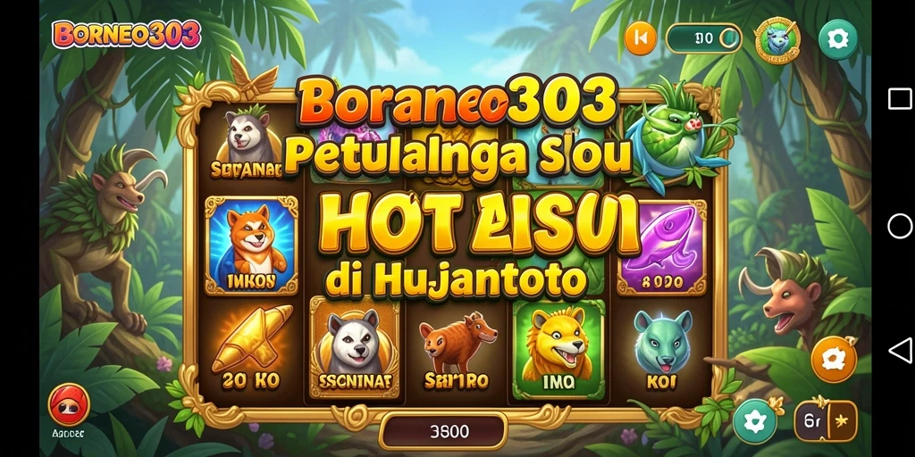 Gameplay menegangkan di BORNEO303 dengan tema slot tropis.