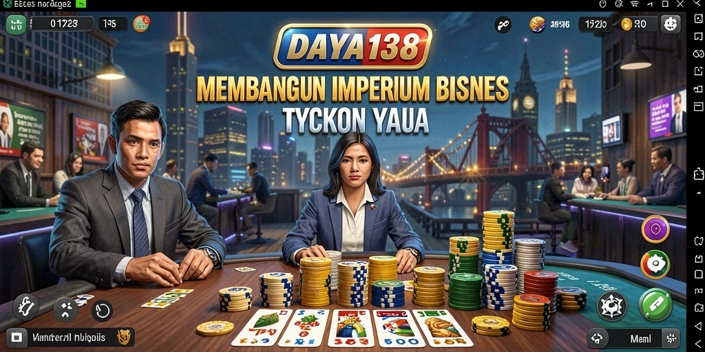 Tampilan menarik dari gameplay Tycoon DAYA138 yang seru.