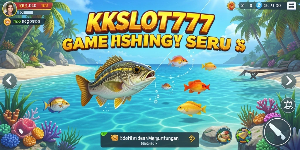 Tampilan gameplay KKSLOT777 yang seru saat memancing.