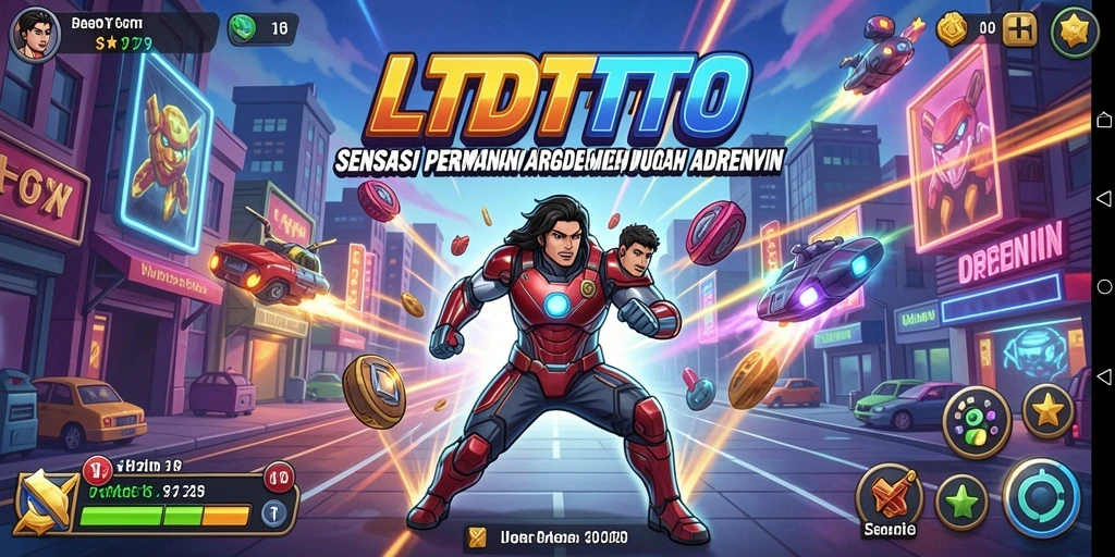 Tangkapan layar gameplay LTDTOTO yang menampilkan momen mendebarkan saat bermain.