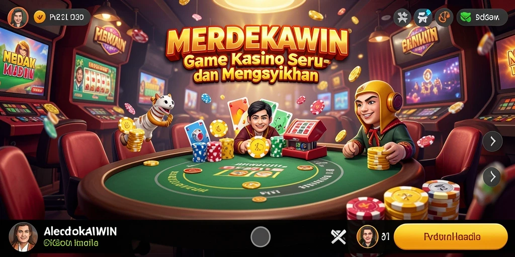 Tampilan gameplay seru MERDEKAWIN yang menegangkan.