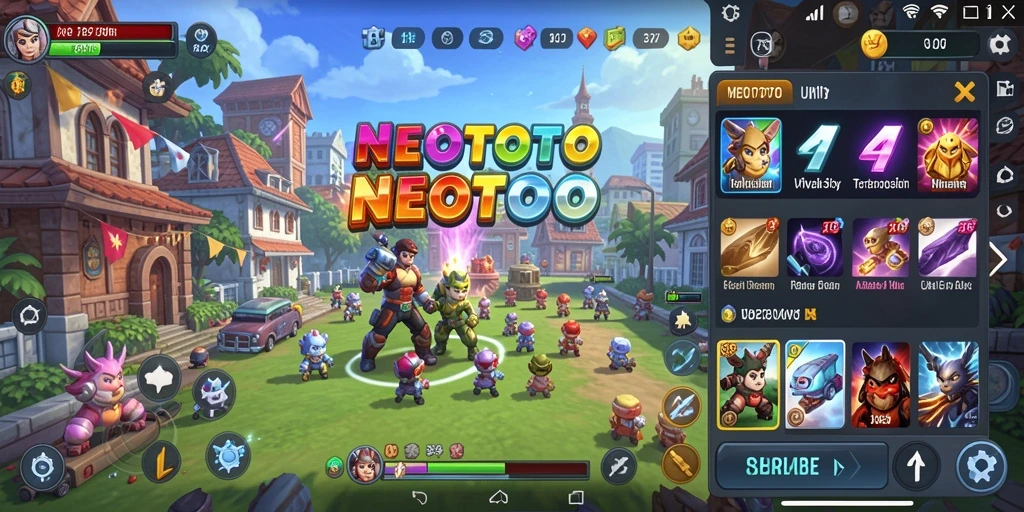 Screenshot utama NEOTOTO menunjukkan tampilan antarmuka pengguna yang intuitif.