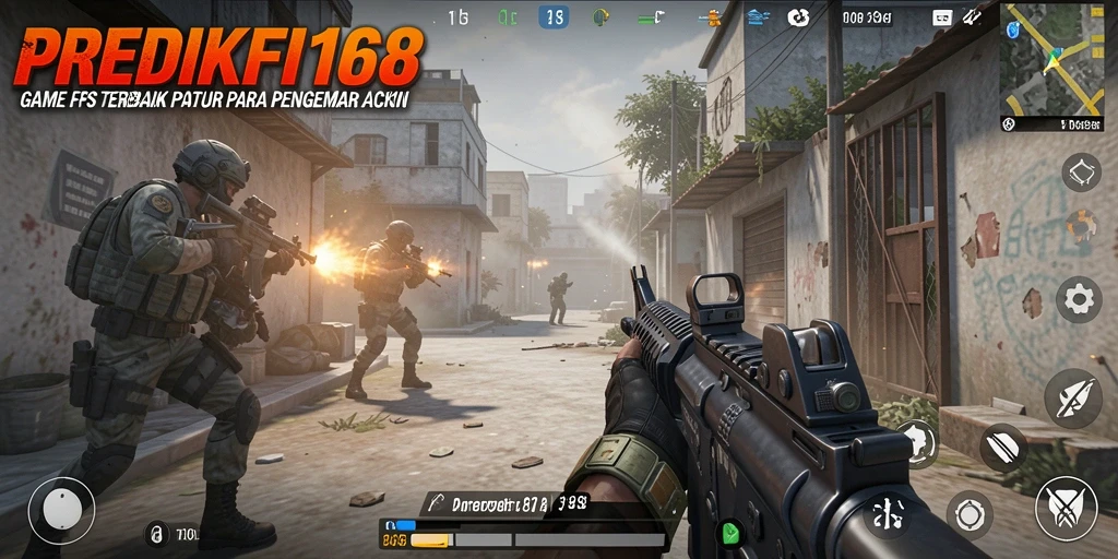 Tampilan menarik dari gameplay FPS di PREDIKSI168.