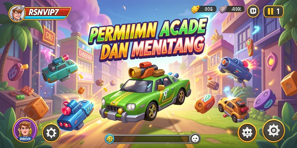 Tampilan gameplay RSNVIP7 yang penuh warna dan menantang.
